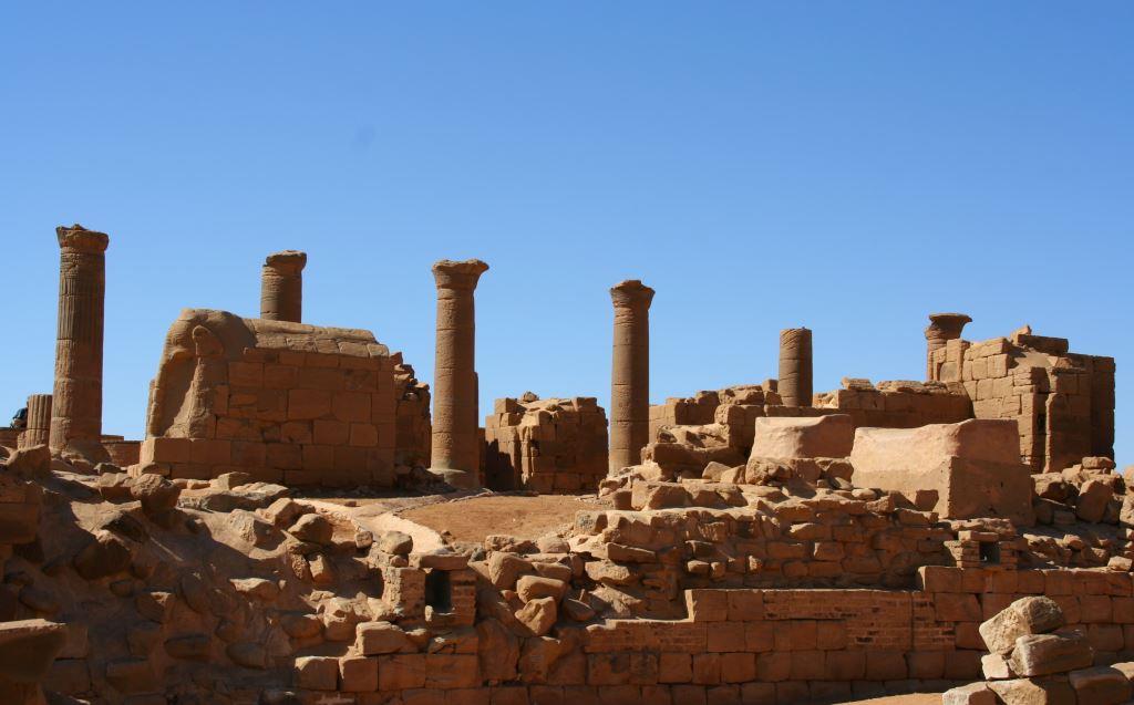 Musawwarat es-Sufra, a large Meroitic temple complex in Sudan, 190 km Northeast of Kharoum. (Photographer: Mauro Gambini)