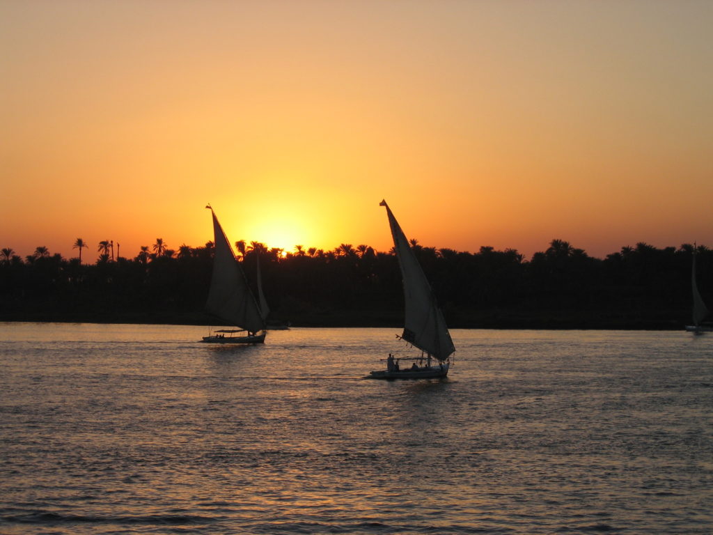 Sunset by the Nile (Photo by: Steven Griffin)